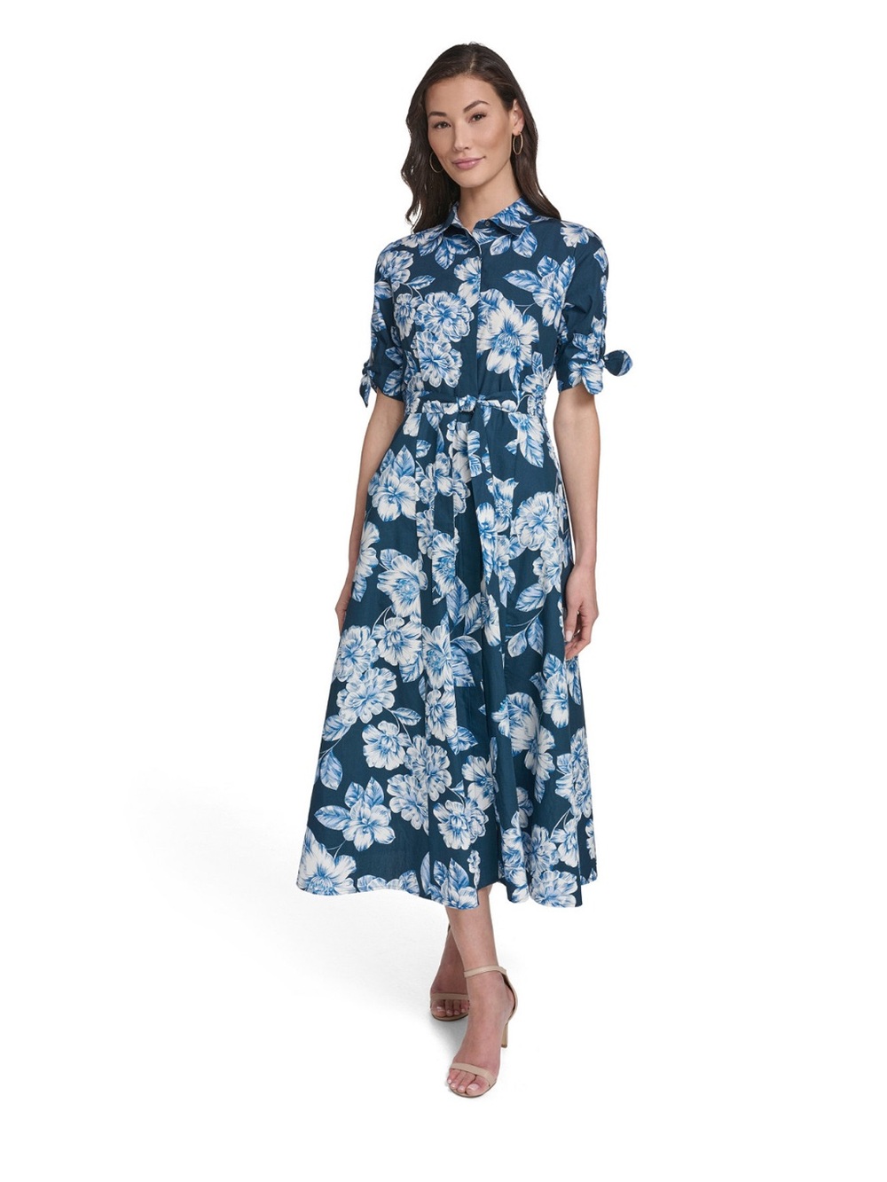 Calvin Klein
Women's Tie-Sleeve Collared Dress
